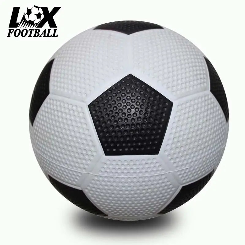 Bola de futebol de borracha promocional, com uma superfície de golfe, tradicional, de borracha