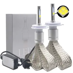 Venta directa de fábrica de H4 H7 H11 9005 9006 R3 Faro de LED de coche de estilo de coche 80W 9600LM blanco 6000k led faro