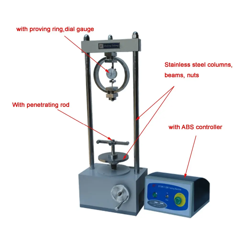 YF STCBR-1 30KN 50KN ASTM EN California Mang Tỷ Lệ Đất CBR Thử Nghiệm Bộ Máy