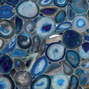 Intérieur décoration translucide semi précieux bleu agate <span class=keywords><strong>pierre</strong></span> <span class=keywords><strong>dalle</strong></span> - Product Image 2