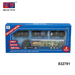 Jouet voiture <span class=keywords><strong>militaire</strong></span> pour enfant, ensemble de jeu en métal, moulé sous pression, emballage mixte, 2 jeux - Product Image 2