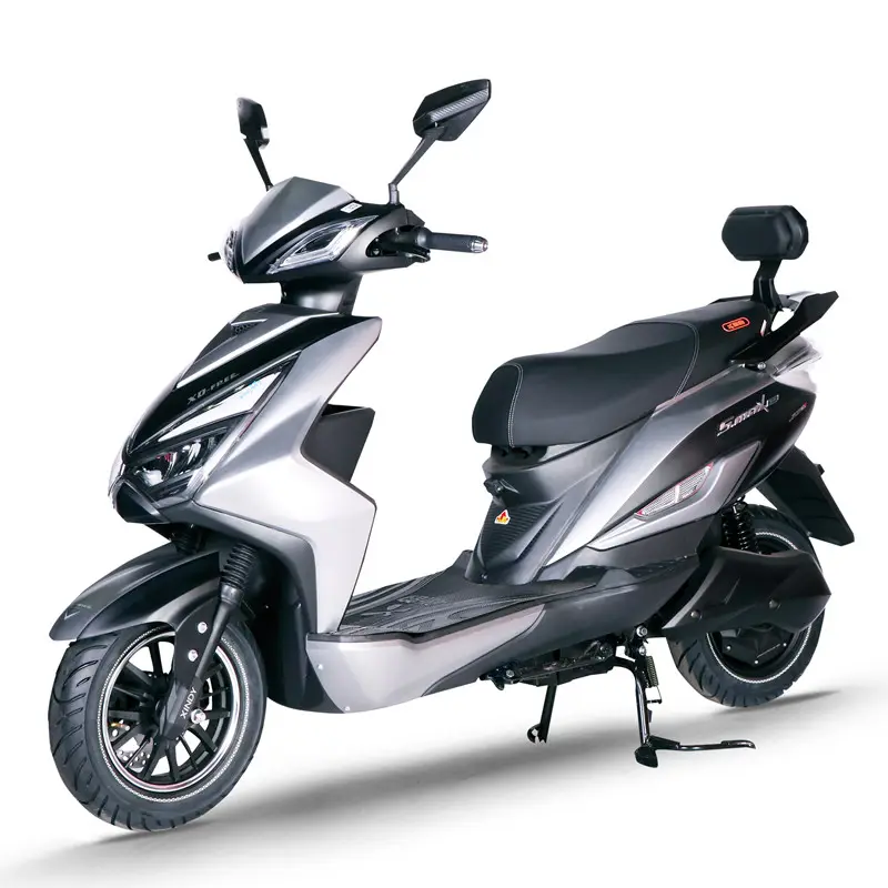 Sepeda Motor Listrik Kualitas Tinggi, Sepeda Motor Skuter dengan Tempat Duduk 1500W 60V 20AH untuk Dewasa