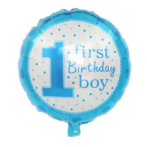 ขายส่งใหม่ Edition Baby Shower บอลลูนชุดวันเกิดคุณภาพสูงฟอยล์บอลลูนฮีเลียมสำหรับ Boy Girl Party ตกแต่ง