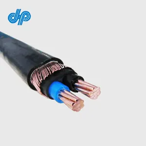 AWG 3x4 cable de cobre Concentrico conductor SER 600 V