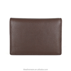 Porte-cartes de visite en cuir véritable avec emplacement pour permis de conduire - Product Image 4