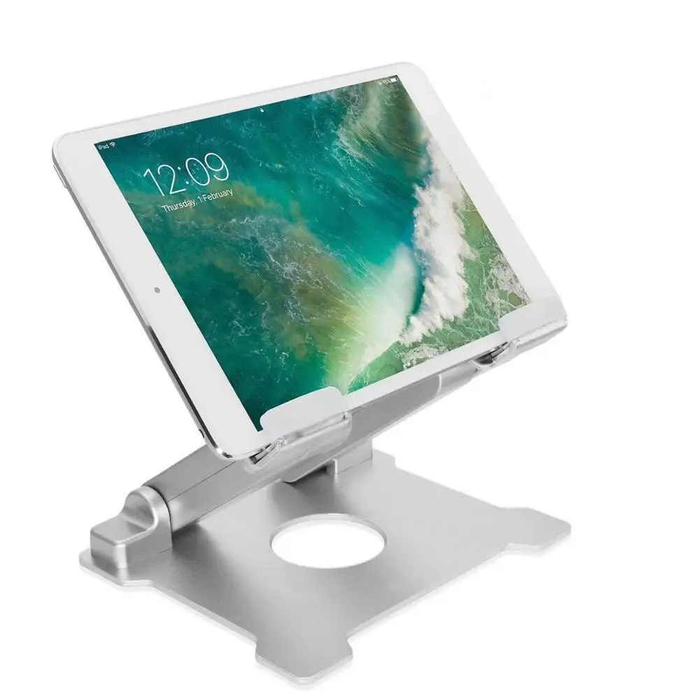 Multi angle foldable adjustable universal For iPad Android metal phone and tablet stand