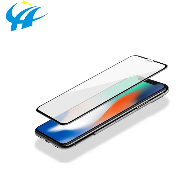 cheapest mobile screen tempered glass 2.5d 0.33mm membrane mobile tempered glass protective film for iphone xs xr xs max