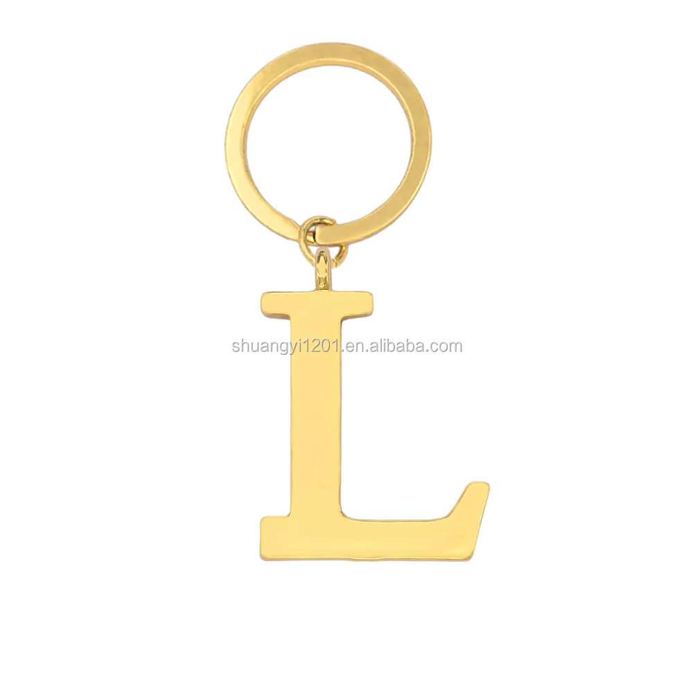 Yiwu Keychain Nhà Sản Xuất Bán Buôn Chữ Cái Đầu Tiên L Mặt Dây Chuyền Móc Khóa Xe Chìa Khóa