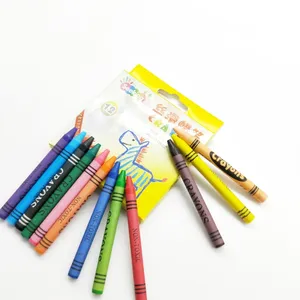 6 colors 12 colors kids craft set crayon colour painting kindergarten gift set