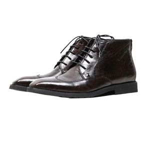 Stivaletti invernali da uomo <span class=keywords><strong>in</strong></span> <span class=keywords><strong>pelle</strong></span> marrone marrone multifunzionale moda uomo - Product Image 2