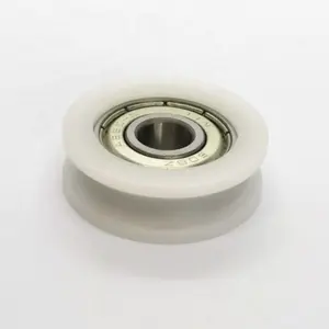 Rodamiento de <span class=keywords><strong>Polea</strong></span> de Guía en U de Plástico de Nailon de 8x30x10 mm <span class=keywords><strong>con</strong></span> Rodamiento 608 para Puerta Corredera - Product Image 6