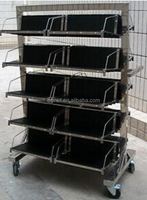 Chariot de stockage de circuits imprimés SMT, chariot de circuits imprimés ESD, prix d'usine, vente en gros