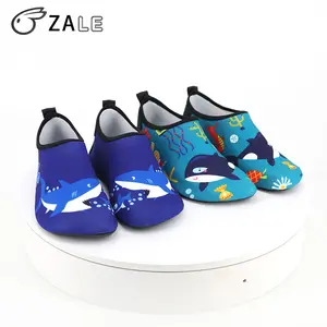 ZALE รองเท้าเสมือนเท้าเปล่าสำหรับเด็ก,รองเท้าลุยน้ำชายหาดน้ำหนักเบาป้องกันเท้าเพื่อความปลอดภัย