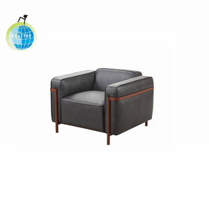 Sofá ejecutivo de cuero/tela, muebles de oficina modernos y elegantes, superventas - Product Image 3