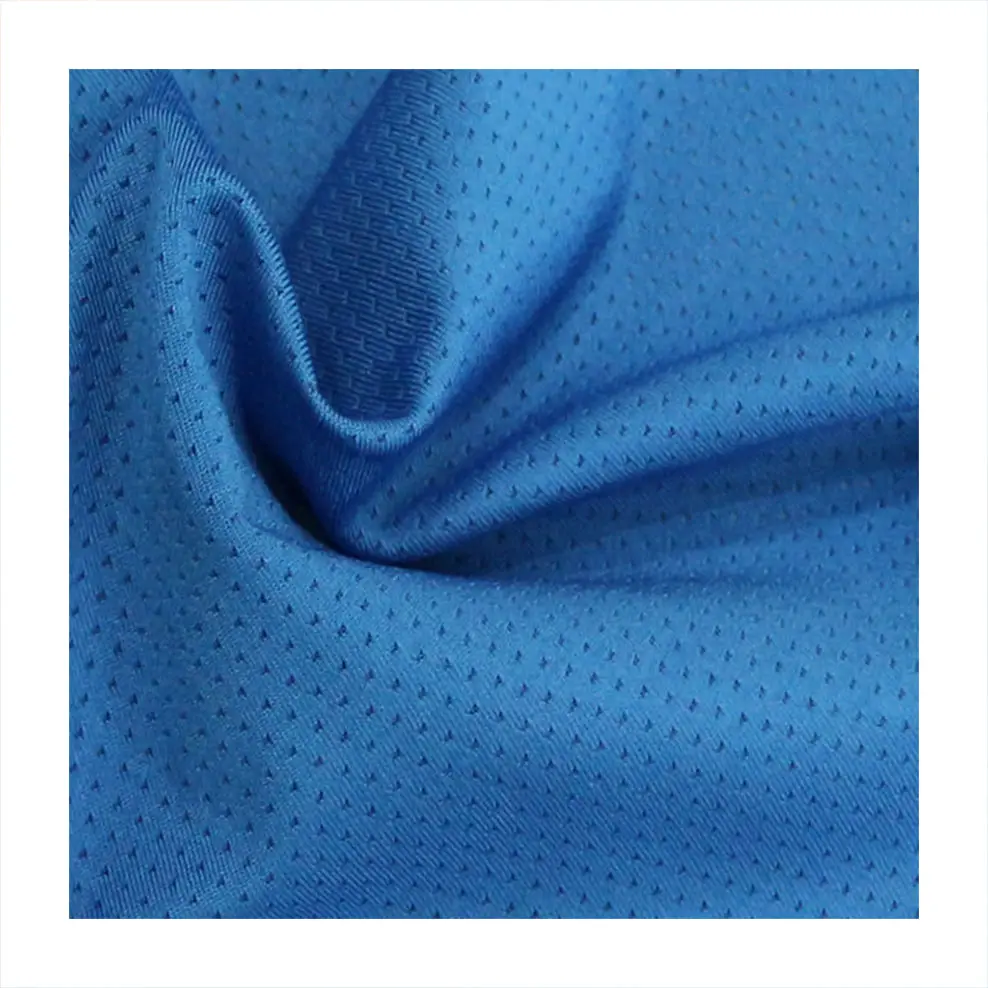 Butterfly Mesh 94 Polyester 6 Spandex Microfiber Sports Wear Fabric, Butterfly Mesh Fabric With Spandex/