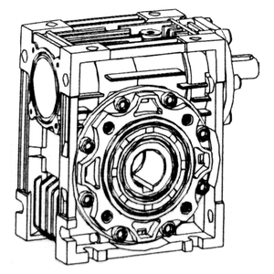 Good Quality NRV030-IEC71B5 Industrial <strong>Gearbox</strong> <strong>Worm</strong> Gear Reducer for Food &amp; Beverage Factory - Product Image 2