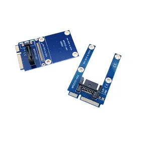 Mini PCI-E mSATA SSD To Flat SATA 7pin Extension Adapter