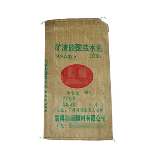 40kg, 50kg cement bags for sack kraft and PP woven bag (PK, KPK, KP) with high quality and cheap price