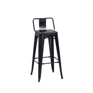 Moderno multicolor de alta pierna de Metal silla taburete con respaldo - Product Image 4