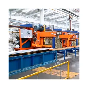 High end configuration variable frequency control type aluminium extrusion profile double puller