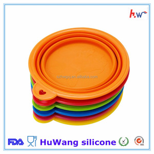 Portátil FDA bpa libre de silicona plegable pet bowl - Product Image 4