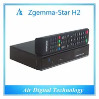 2015 Zgemma stella h2 tuner combo con DVB-S2/T2 nube ibox hdtv linux enigma 2 ricevitore satellitare