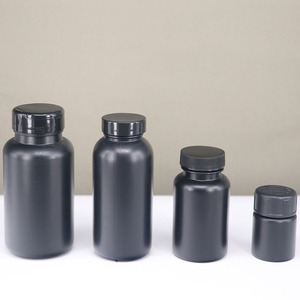 Hdpe Zwart Plastic Geneeskunde Pil <span class=keywords><strong>Capsule</strong></span> Fles - Product Image 1