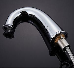 Contemporáneo latón cromado del <span class=keywords><strong>Sensor</strong></span> lavabo grifo <span class=keywords><strong>de</strong></span> <span class=keywords><strong>agua</strong></span> - Product Image 5