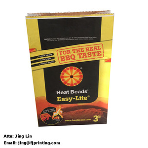 <strong>Double</strong> <strong>Layers</strong> <strong>Kraft</strong> <strong>Paper</strong> Wood Charcoal Bbq Grill Packing <strong>Bag</strong> - Product Image 1