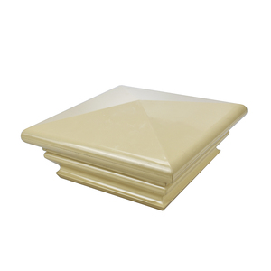 Fentech 5in x5in Trắng Vinyl hàng rào bài cap áp lực điều trị gỗ tự nhiên loại - Product Image 3