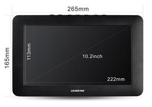 Televisor Digital Portátil <span class=keywords><strong>de</strong></span> 10 Pulgadas, Antena DVBT2 Pequeña, Mini Televisión LED, Televisor HD Pequeño <span class=keywords><strong>de</strong></span> 1080P - Product Image 4