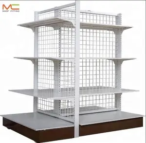 Manufacturer mesh wire supermarket shelving,displayracks,gondola shelving for shops