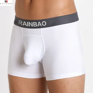 Custom Good Quality Anti-Bacterial Breathable QUICK DRY Solid Nylon Spandex Mens Boxers Briefs