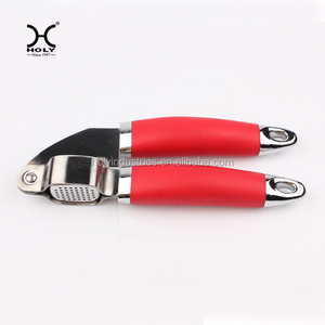 Hachoir presse-<span class=keywords><strong>ail</strong></span> de cuisine en acier inoxydable de qualité supérieure avec poignée TPR - Product Image 5