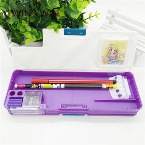 Thiết Kế Mới Tùy Chỉnh Văn Phòng Phẩm Từ Trung Quốc Bán Buôn Tất Cả Các Loại Công Suất Lớn Màu Hộp Bút Chì Và Hộp Bút Nhựa 873 - Product Image 4