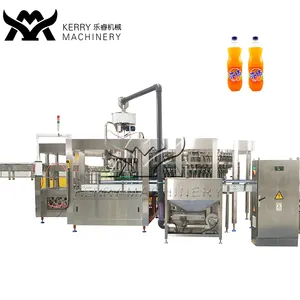 Automatic carbonated beverage production line / 3-in-1 soft drink filling machine