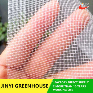Polytunnel Nylon Insect Net Insect Proof Net For Agriculture Greenhouse Polytunnel Hdpe Small 1mm X 1mm 2-3 Years From CN JIA White