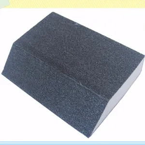 Wedge Silicon carbide or Aluminium oxide abrasive Sponge sanding block