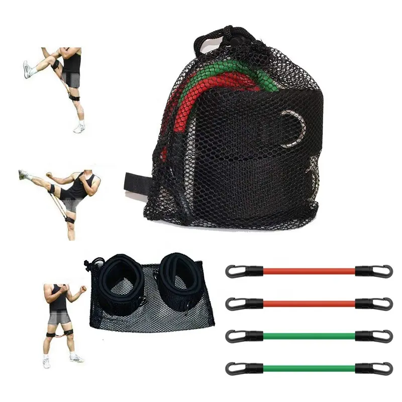 Ready to Ship Retail fitness resistance speed tube bands for leg training