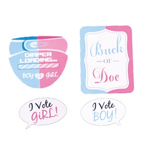 Accesorios para fotomatón de bebé, accesorios para fiesta de género, fiesta de cumpleaños para niño o niña, 30 Uds., oferta - Product Image 2