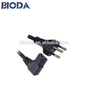 10A 250 V SEV certificat mâle 2 broches suisse plug power ac cordon d'alimentation - Product Image 5