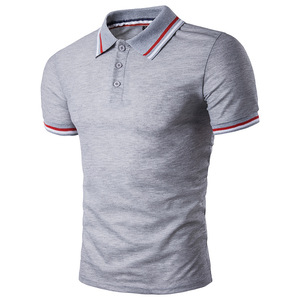Nuova Polo <span class=keywords><strong>a</strong></span> Maniche Corte con Placchetta <span class=keywords><strong>a</strong></span> Righe per Uomo - Product Image 3