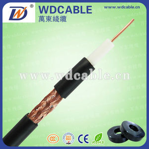 Ame tressée pour câble coaxial RG58/RG59/RG6 CCTV Coaxial Câble meilleur Prix usine - Product Image 2