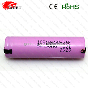 Импорт Корея Розовый Цвет Samsung 26F 3.7 В 2C 2600 мАч 18650 Samsung 2600 - Product Image 5