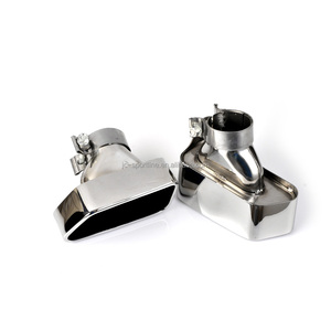 Jc Sportline <span class=keywords><strong>2</strong></span> unids/set inoxidable de escape silenciador consejos para BMW 5 series 2011-2015 - Product Image 2