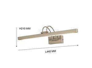 Khách Sạn Hiện Đại Đèn Tường Trong Nhà Vàng Gương Ánh Sáng Lên Chrome Phòng Tắm Khung Hệ Thống Ánh Sáng Cho Hình Ảnh Vanity <span class=keywords><strong>Led</strong></span> Ánh Sáng Hình Ảnh - Product Image 3