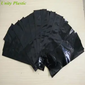 Polyethylene black grow bags plastic plant pot seeding nursery bags for sales