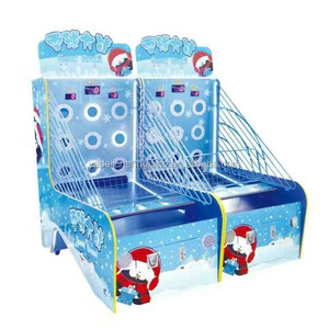 Máquina de <span class=keywords><strong>Juego</strong></span> Arcade Operada con Monedas para Niños, Lanzamiento de Pelotas de Nieve en Interiores - Product Image 4