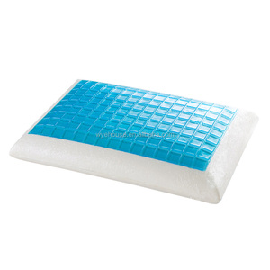 Contorno de espuma de memoria en forma de almohada de bambú y de malla de tela de almohada - Product Image 3