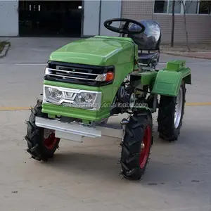 2015 Venta caliente jardín maquinaria de granja de 4 ruedas mini tractor con plough